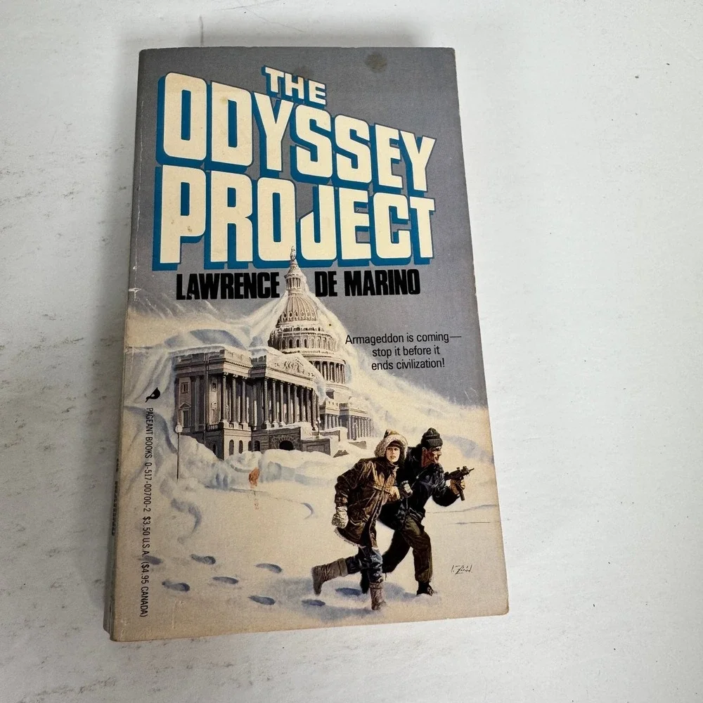 The Odyssey Project Lawrence De Marino 1989 First Printing Thriller Fiction